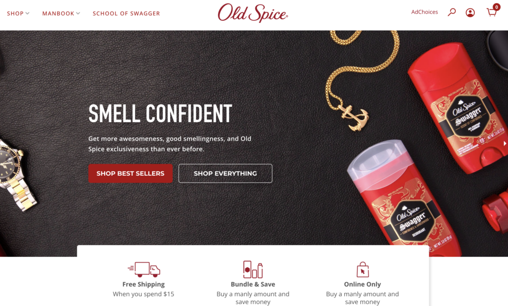 Old Spice brand example