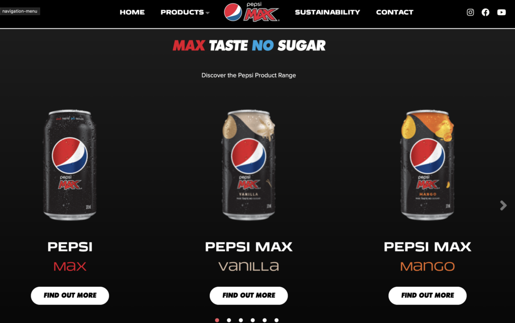 Pepsi brand example
